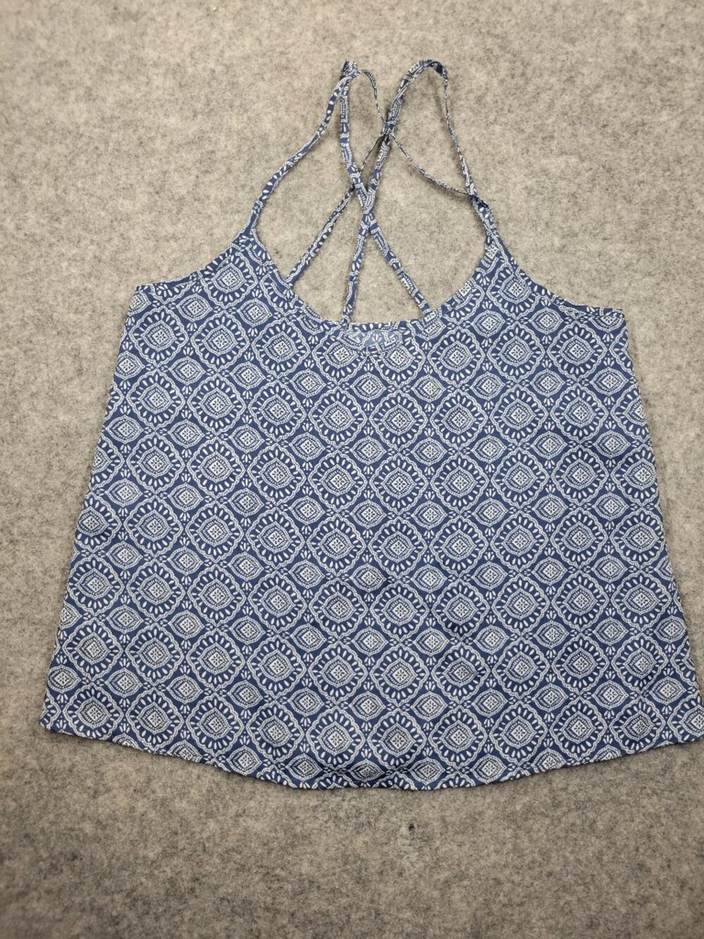 Hollister womens top size small blue and white good condition